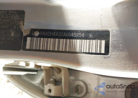 2010 Kia Rio Lx z USA, uszkodzony, nr VIN KNADH4A32A6645254